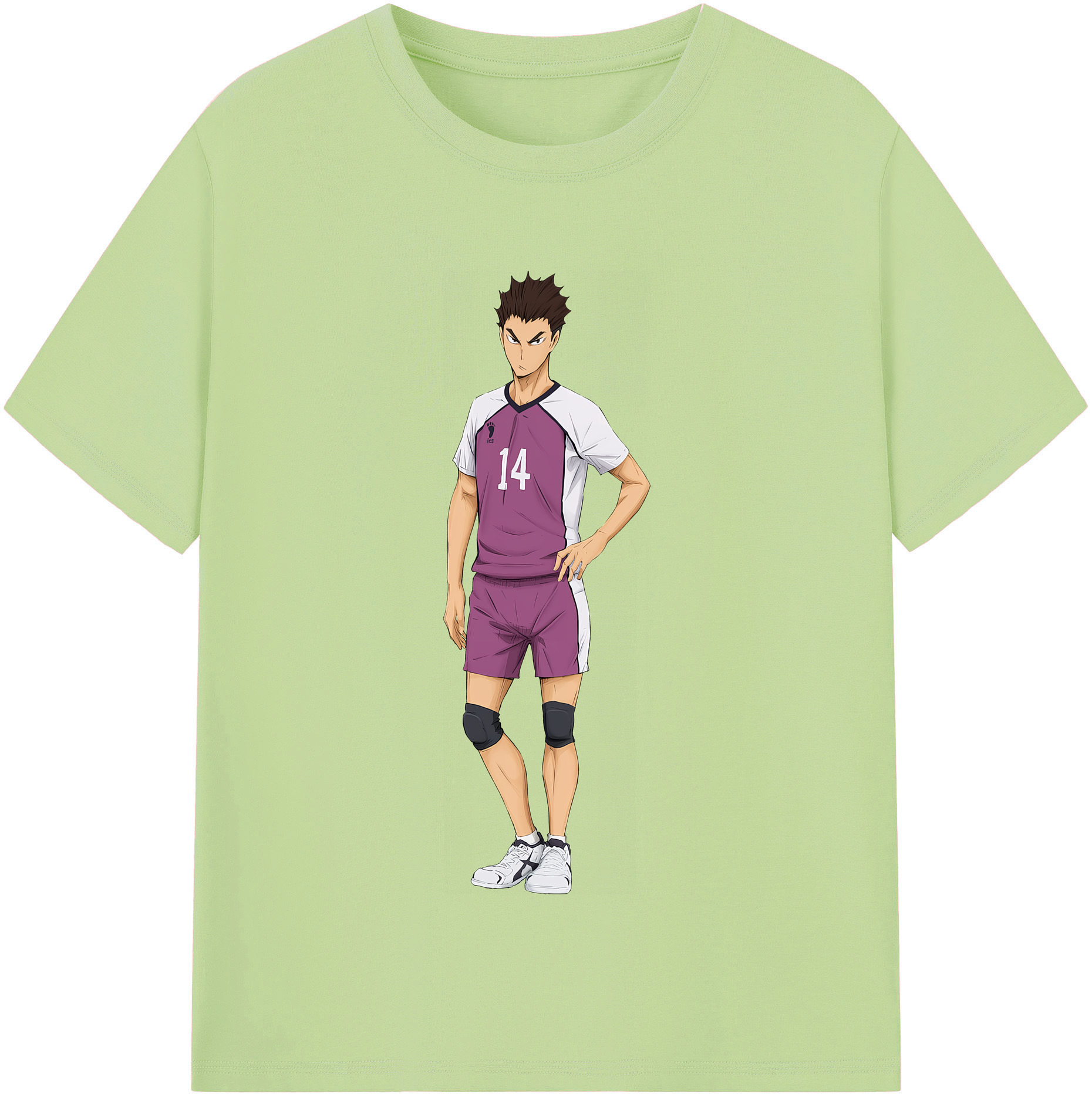 （画像用） ハイキュー!! Haikyu!! 綿100％半袖Tシャツ（フロントプリント）